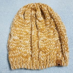 Golden Yellow Bearpaw Beanie!